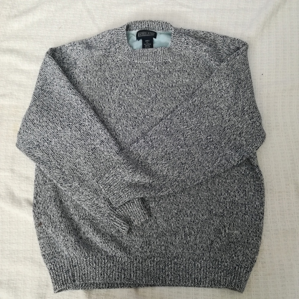 [Lands’ End] Cotton Pullover Sweater